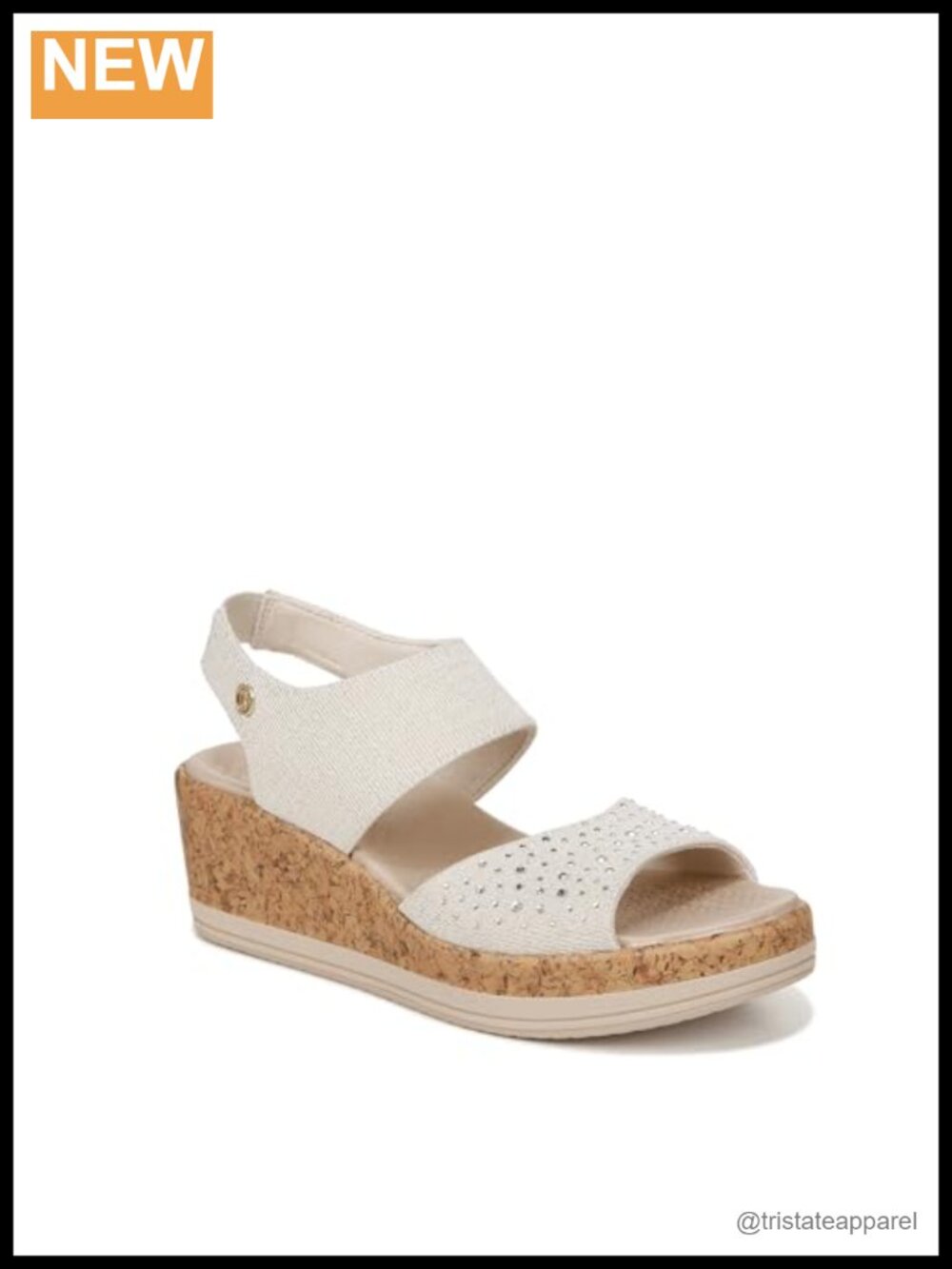 LifeStride Women's Reveal Bright Machine Washable Comfort Wedge Sandal Slingback